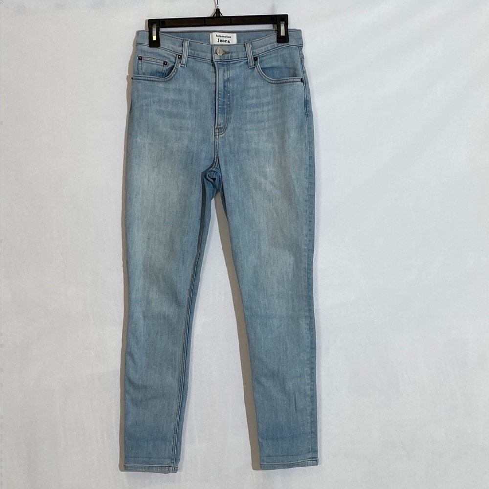 Reformation Jeans High & Skinny Amalfi Wash Size 28